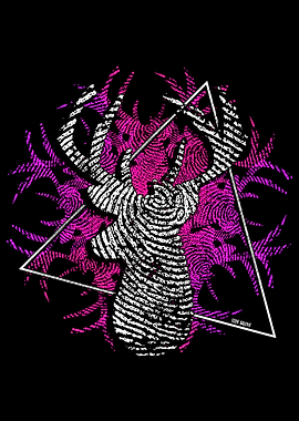 Abstract Deer Geometric