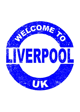 Welcome To Liverpool Stamp