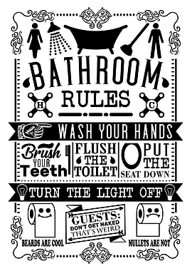 Bathroom Rules