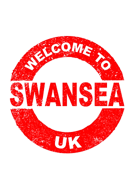 Welcome To Swansea Stamp