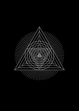 Minimalist Geometric Glyph