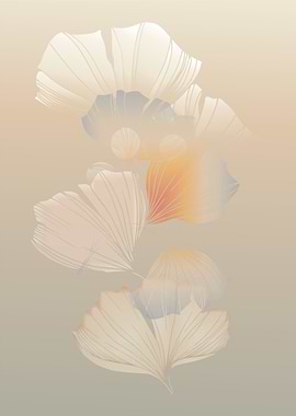 Blue Abstract Flower