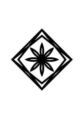 Black Sacred Geometry Rune