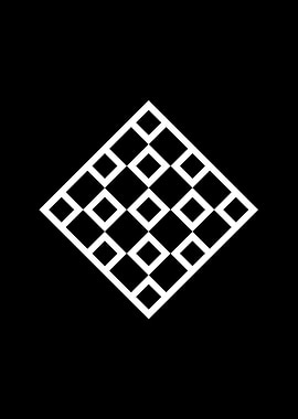 Black Geometric Glyph Rune