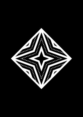 Black Sacred Geometry Rune