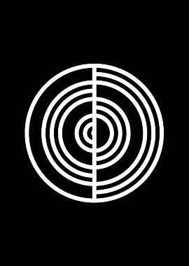 Black Glyph Mandala Rune