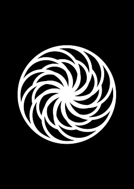 White Glyph Mandala Rune