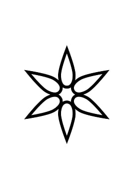 White Glyph Mandala Rune