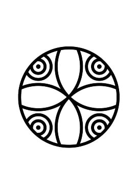 Black Sacred Geometry Rune