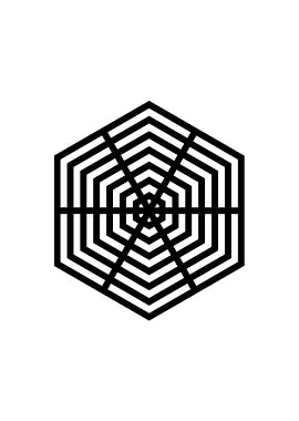 Black Sacred Geometry Rune