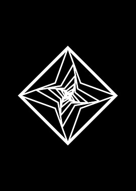 Black Sacred Geometry Rune