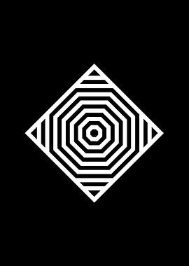 Black and White Geometric