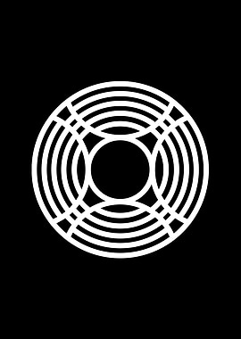 Black Glyph Mandala Rune