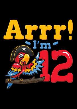 12th Birthday Pirate Capta