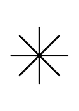 Black Glyph Mandala Rune