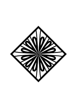 White Sacred Geometry Seal