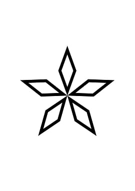 Black and White Glyph Rune