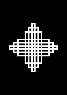 Black Glyph Mandala Rune