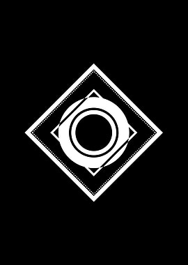 White Sacred Geometry Seal