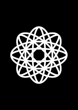 White Sacred Geometry Seal