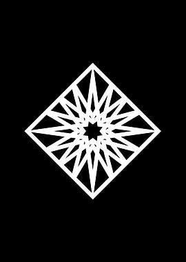 White Glyph Mandala Rune