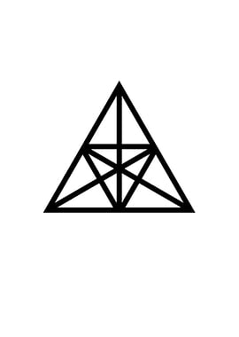 White Sacred Geometry Seal