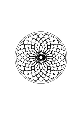 Black and White Glyph Rune