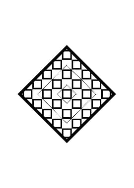 Black Sacred Geometry Rune
