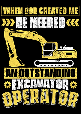 Excavator Operator Driver