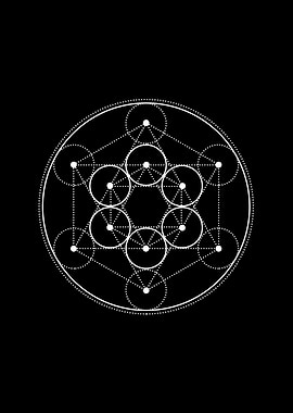 Black Glyph Mandala Rune