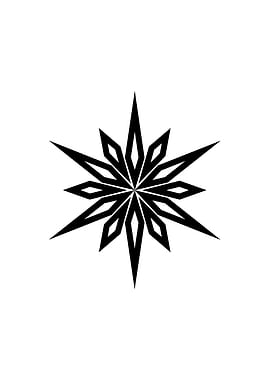 Black Glyph Mandala Rune