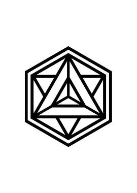 Black and White Glyph Rune