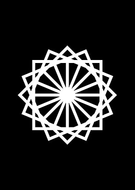 Black and White Glyph Rune