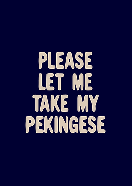 Please let me take my