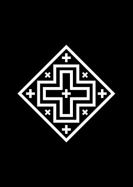 White Sacred Geometry Seal