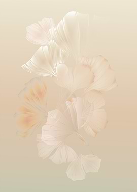 Rust Abstract Flower