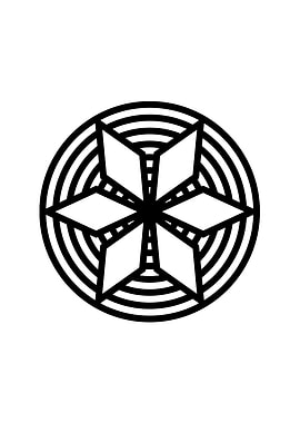 White Glyph Mandala Rune