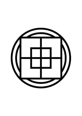 White Glyph Mandala Rune