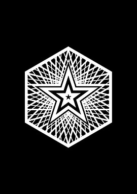 Black Sacred Geometry Rune