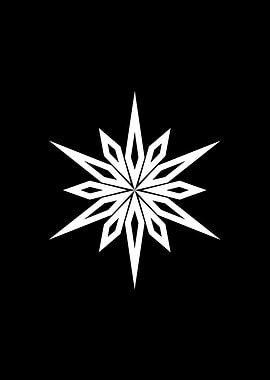 White Glyph Mandala Rune