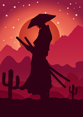 Samurai In Desert