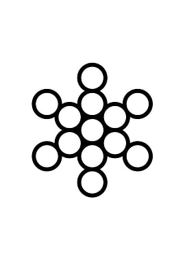 Black Geometric Glyph Rune