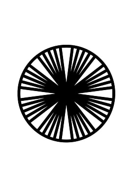 White Glyph Mandala Rune