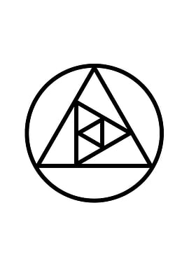 Black Glyph Mandala Rune