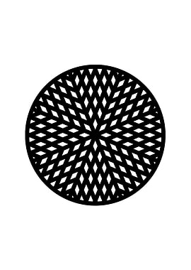 Black Glyph Mandala Rune