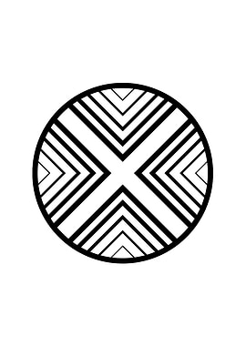 White Glyph Mandala Rune