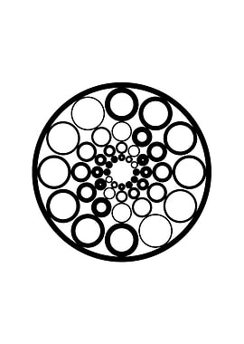 Black and White Glyph Rune