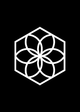 Black Sacred Geometry Rune