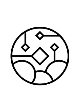 Black and White Glyph Rune
