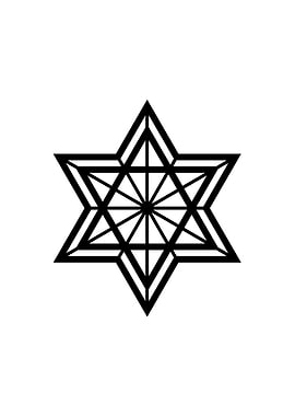 Black and White Glyph Rune